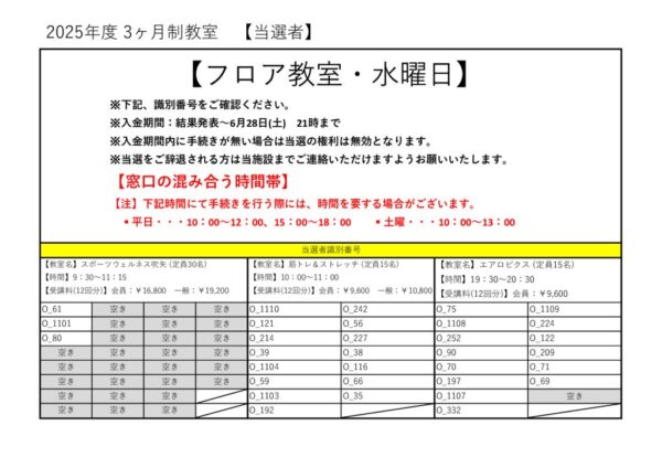 フロア水曜のサムネイル