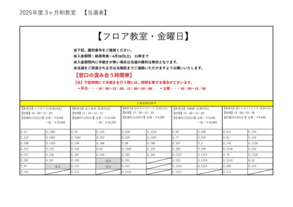 フロア金曜のサムネイル