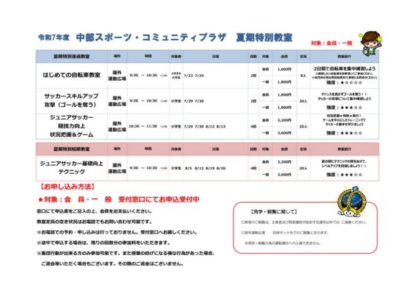【中部2025】ジュニアサッカーチラシ＿夏特別のサムネイル