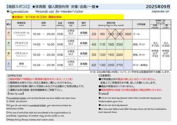 個人開放のサムネイル