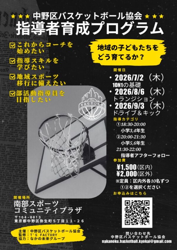 中野区バスケットボール協会 指導者育成プログラム 2のサムネイル